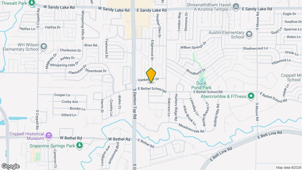 128 E Bethel School Rd Map and Location Details