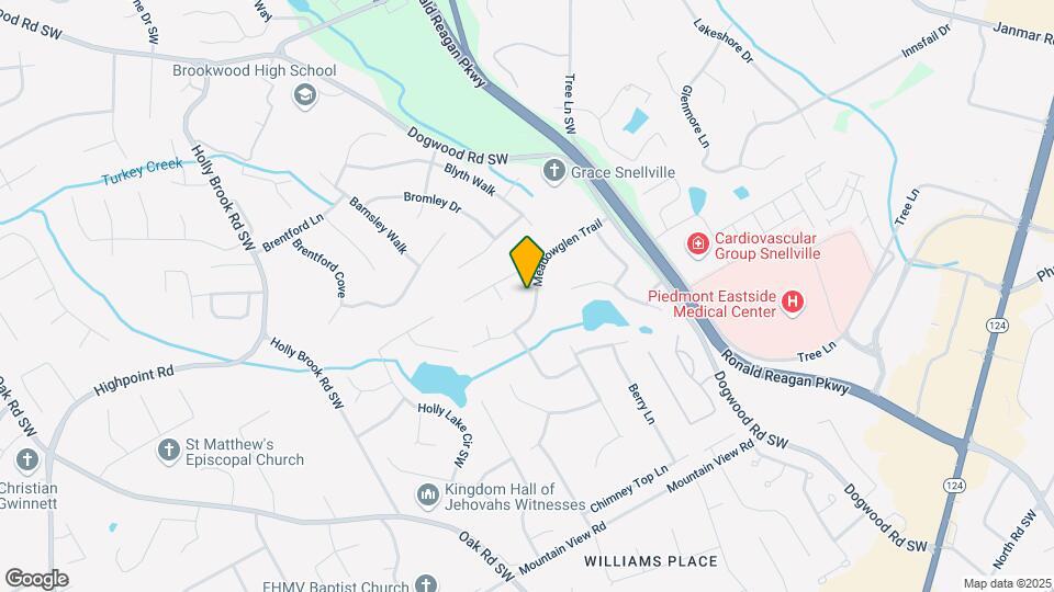 2481 Meadowglen Trail Map and Location Details