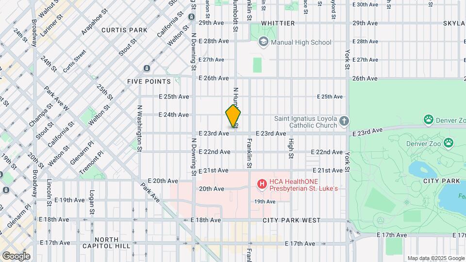 2301 Humboldt St Map and Location Details