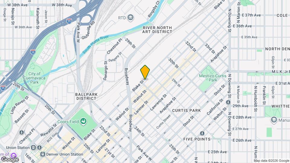 2708 Blake St Map and Location Details