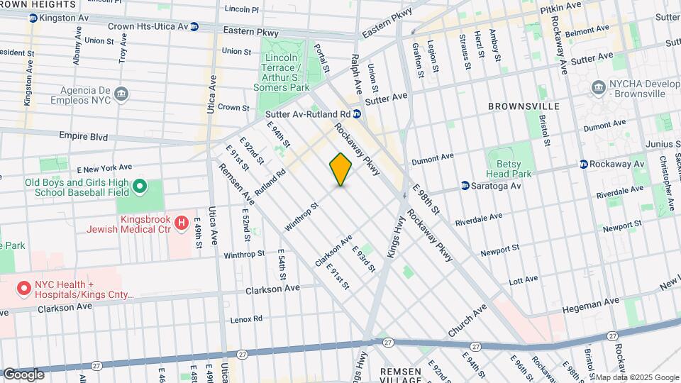 178 E 95th St Map and Location Details