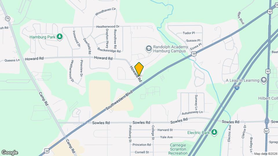 3824 Howard Rd Map and Location Details