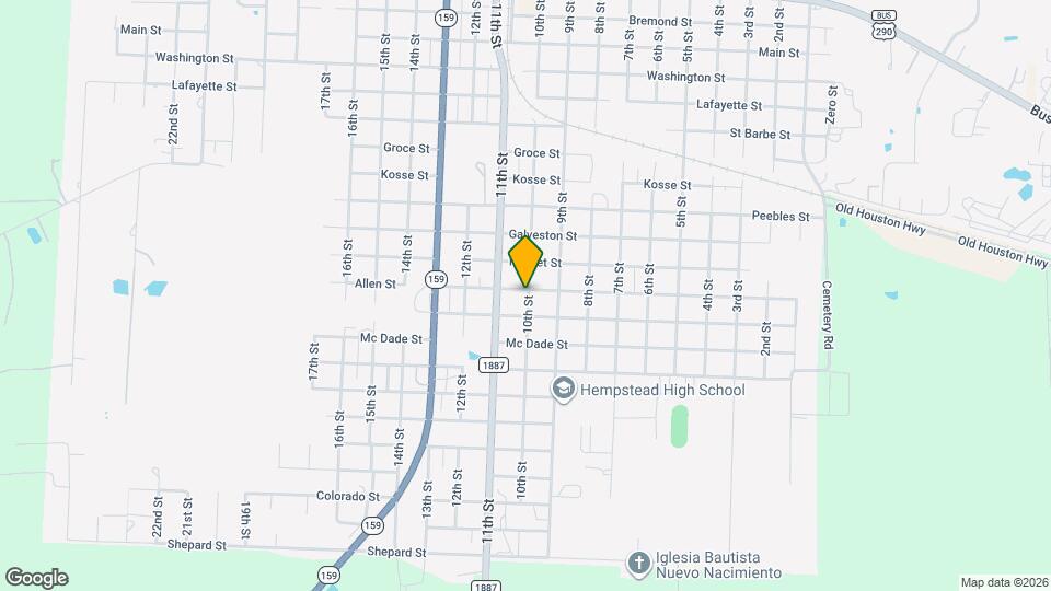 1905 10th St Map and Location Details