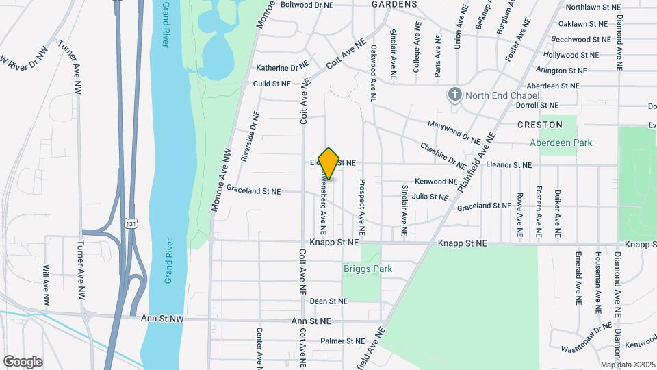 2110 Swensberg Ave NE Map and Location Details