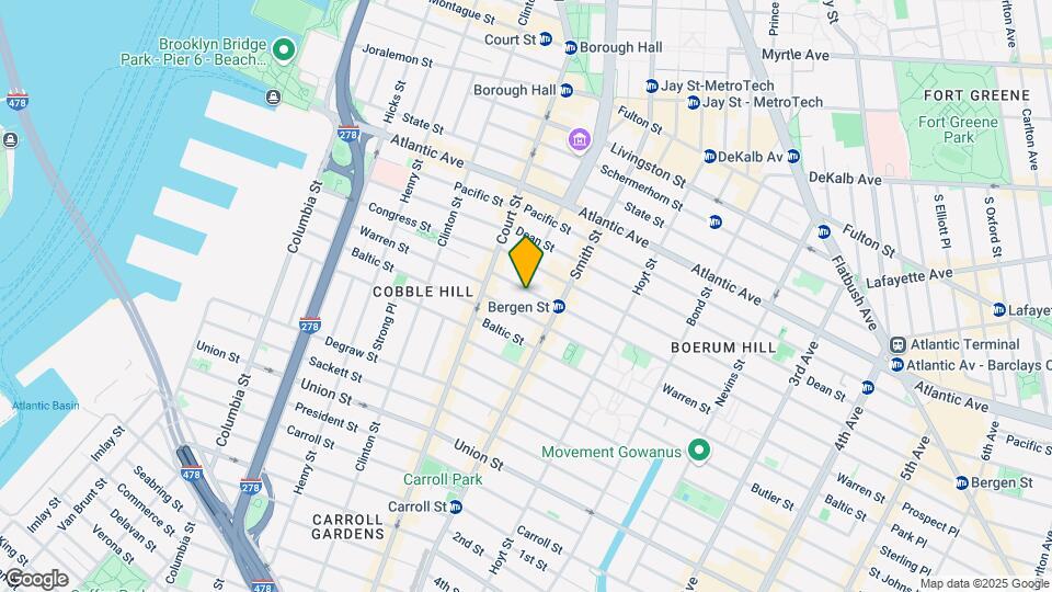 38 Wyckoff St Mapa y Detalles de la Ubicación