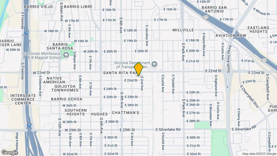 433 E 23rd St Map and Location Details