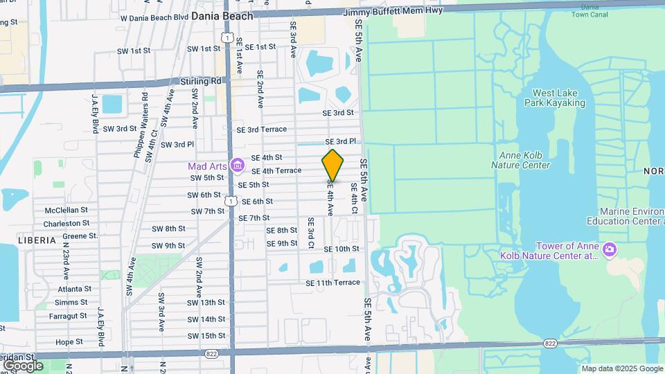 402 SE 5th St Map and Location Details