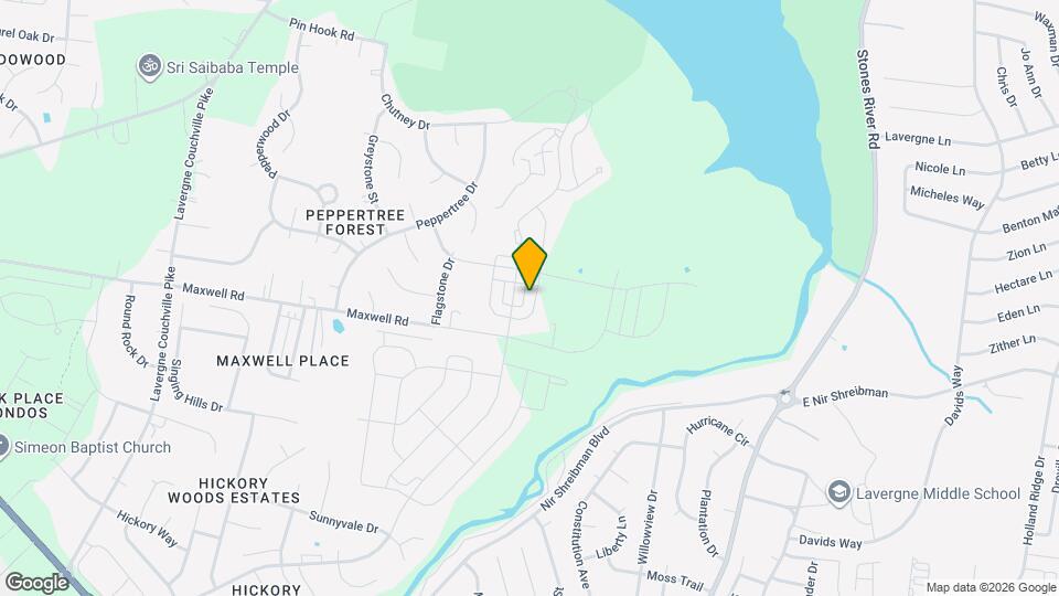 5262 Lake Maxwell Dr Mapa y Detalles de la Ubicación