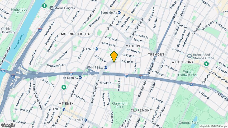 1775 Eastburn Ave Map and Location Details