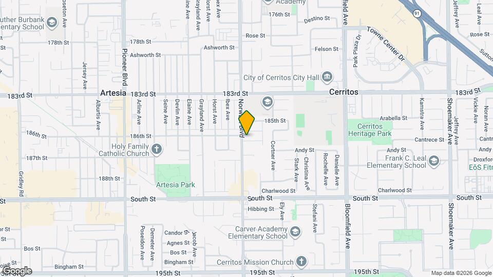 12209 186th St Map and Location Details