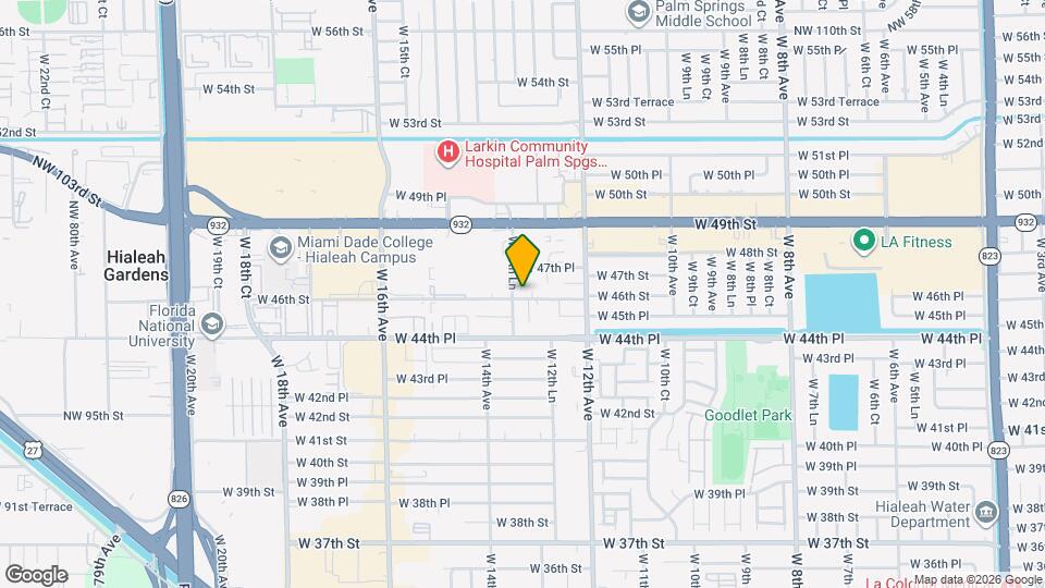 Hialeah VOA Elderly Housing Map and Location Details
