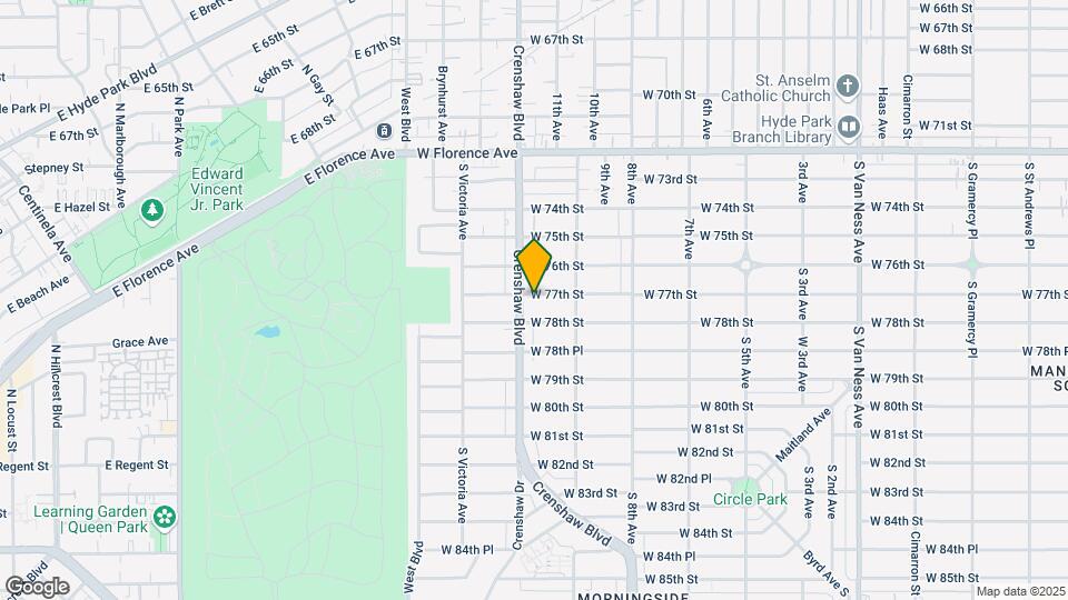 3316 1/2 W 77th St, Unit 3316 Map and Location Details