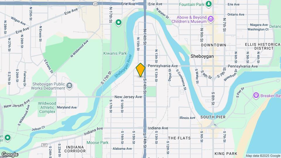 1413 Jefferson Ave, Unit 1415 Jefferson Ave Map and Location Details