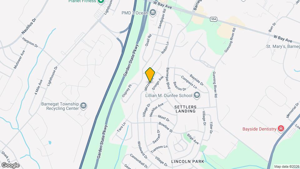 22 Mizzen Dr Map and Location Details