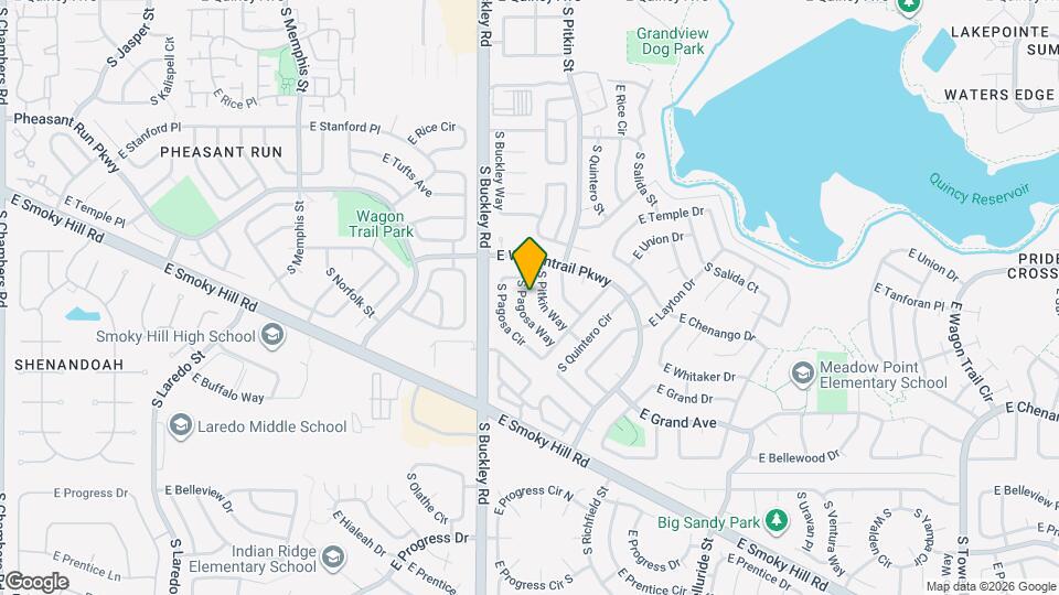 4802 S Pagosa Way Map and Location Details