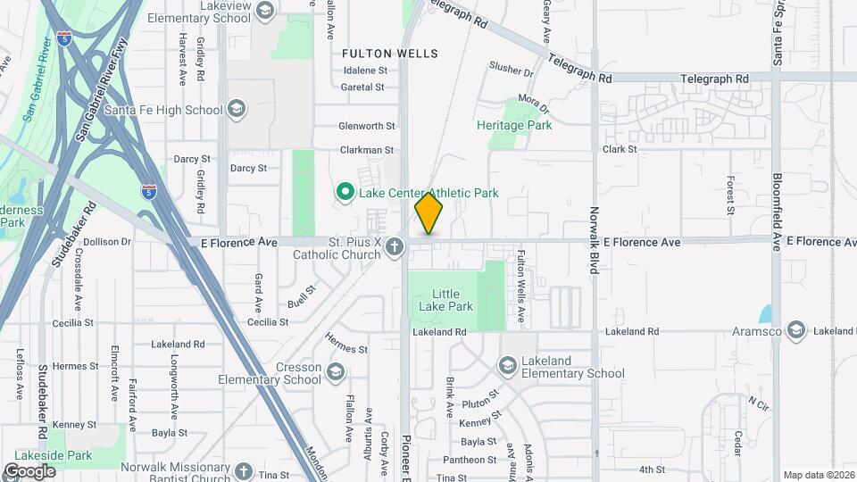 Villa Santa Fe Apartments Map and Location Details