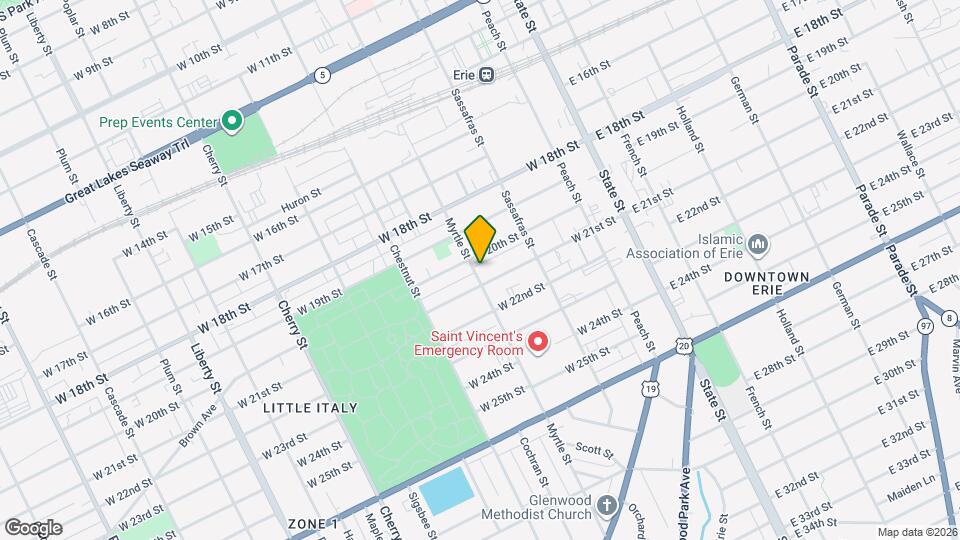 2015 Myrtle St Mapa y Detalles de la Ubicación