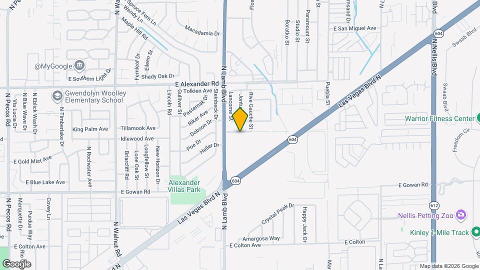 4361 Faberge Ave Map and Location Details