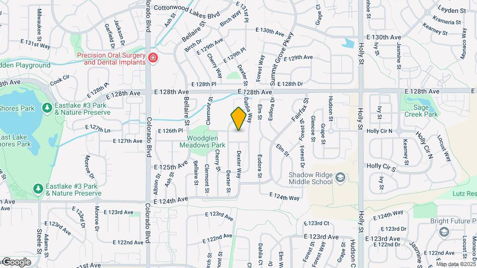 4632 E 127th Pl Mapa y Detalles de la Ubicación