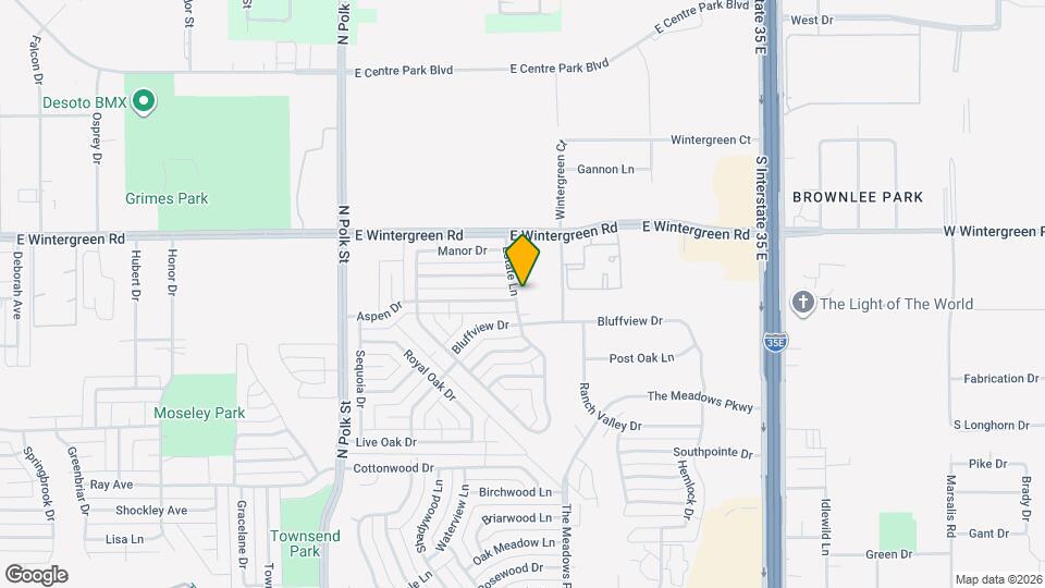 1400 Estate Ln Map and Location Details