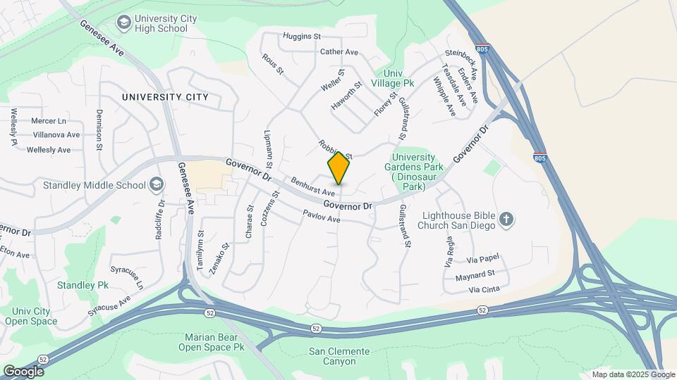 4494 Benhurst Ave Map and Location Details