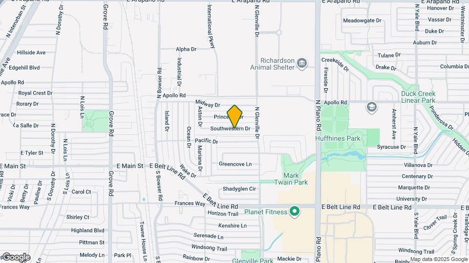 1130 Southwestern Dr Map and Location Details