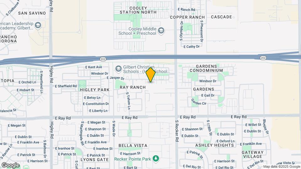3837 E Jasper Dr Map and Location Details