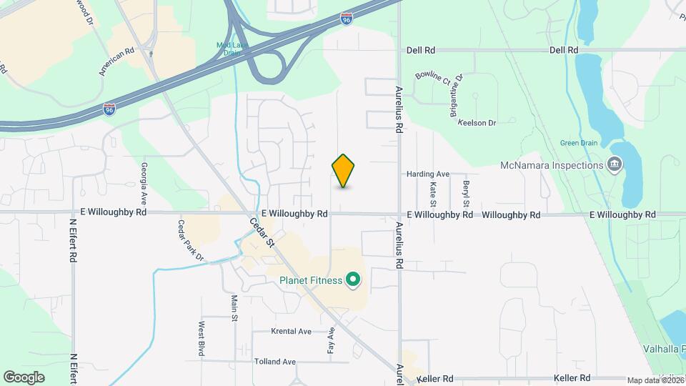 1811 E Willoughby Rd Map and Location Details