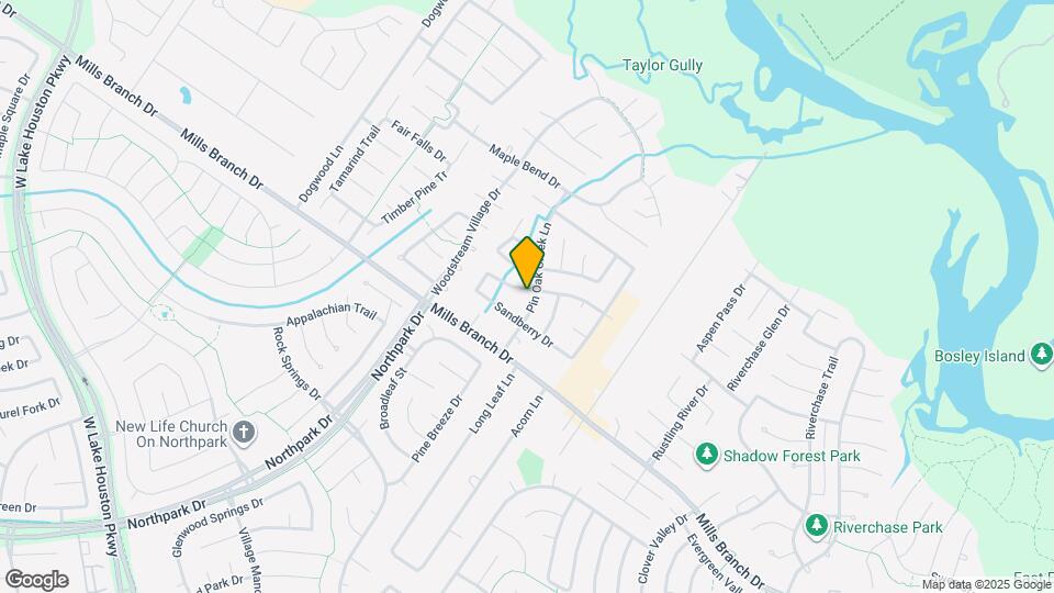 4615 Pin Oak Creek Ln Map and Location Details