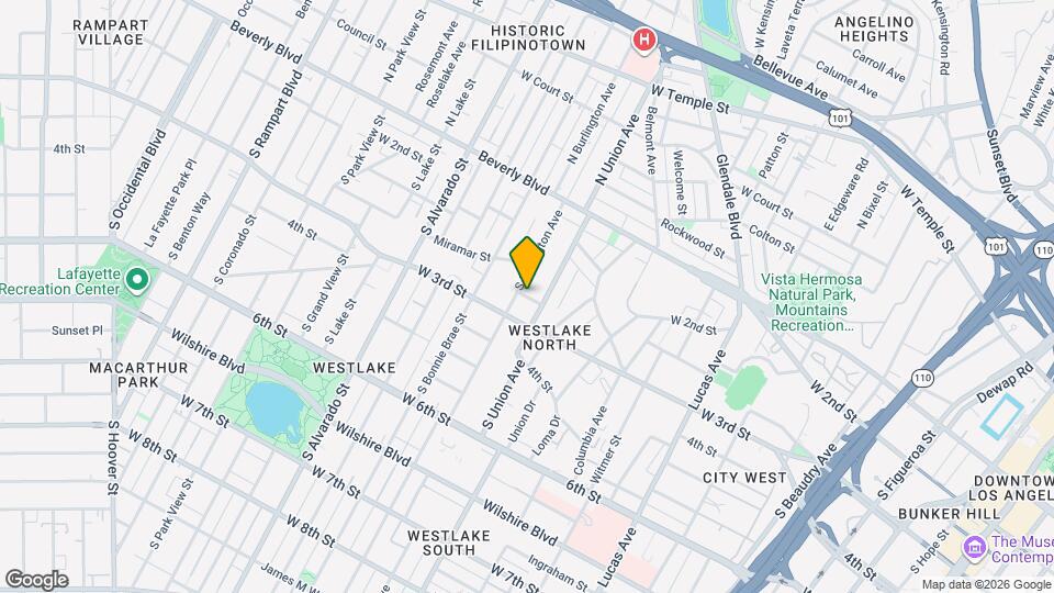 1718 Miramar St Mapa y Detalles de la Ubicación