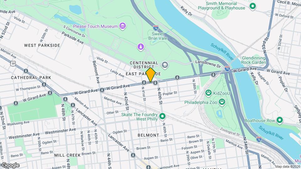 4028 W Girard Ave Map and Location Details