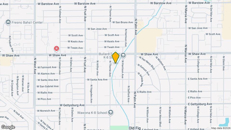 4928 N Thorne Ave Map and Location Details