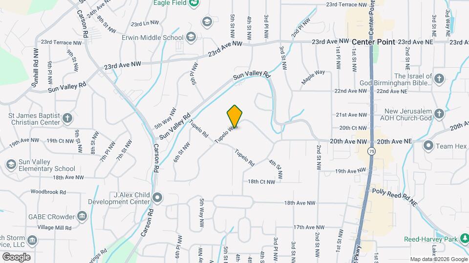 457 Tupelo Way Map and Location Details