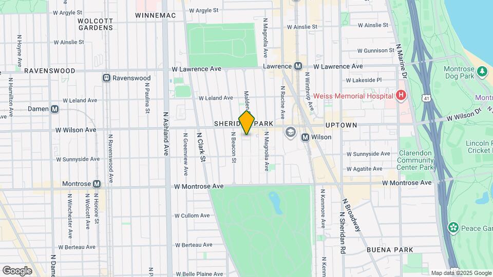 4538 N Malden St, Unit 4511-1B Mapa y Detalles de la Ubicación