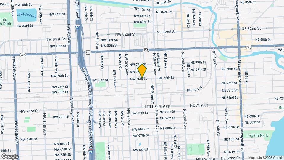 110 NW 75th St Map and Location Details
