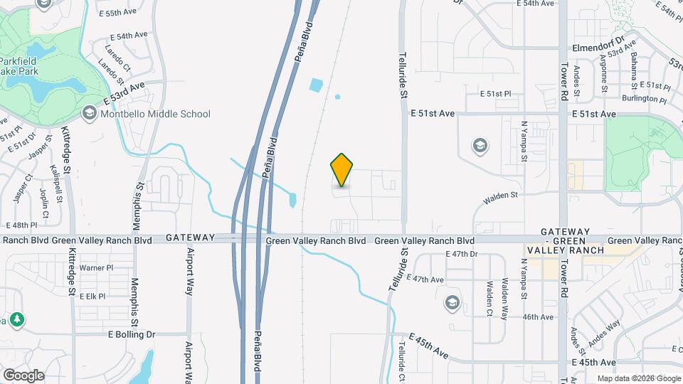 The Reserves at Green Valley Ranch Map and Location Details