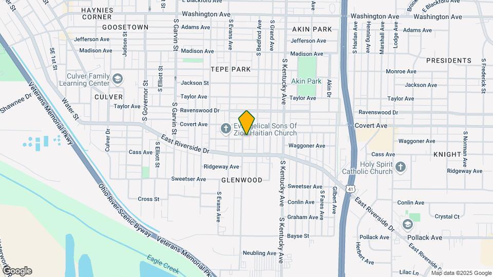 1622 Shadewood Ave Map and Location Details