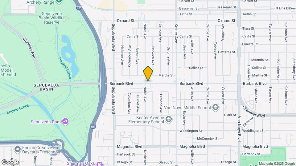 15057 Burbank Blvd, Unit 8 Map and Location Details