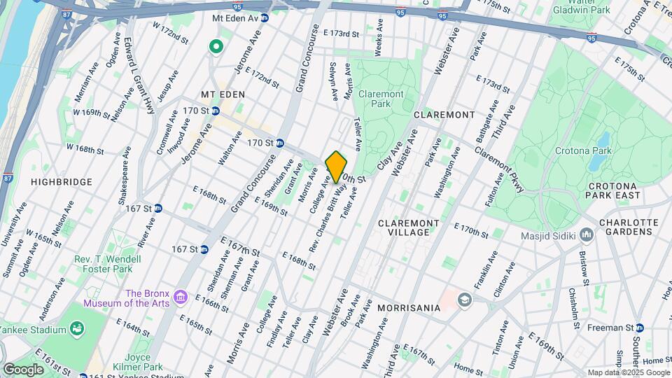 1359 Findlay Ave Mapa y Detalles de la Ubicación