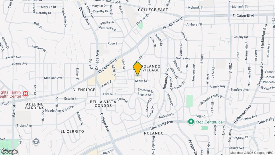 4605 Seminole Dr Mapa y Detalles de la Ubicación