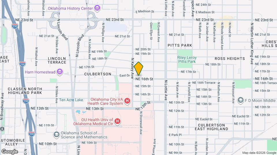 1017 NE 16th St Map and Location Details