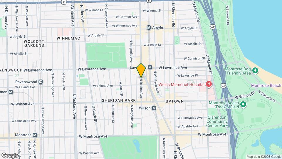 4714 N Racine Ave, Unit 2E Mapa y Detalles de la Ubicación