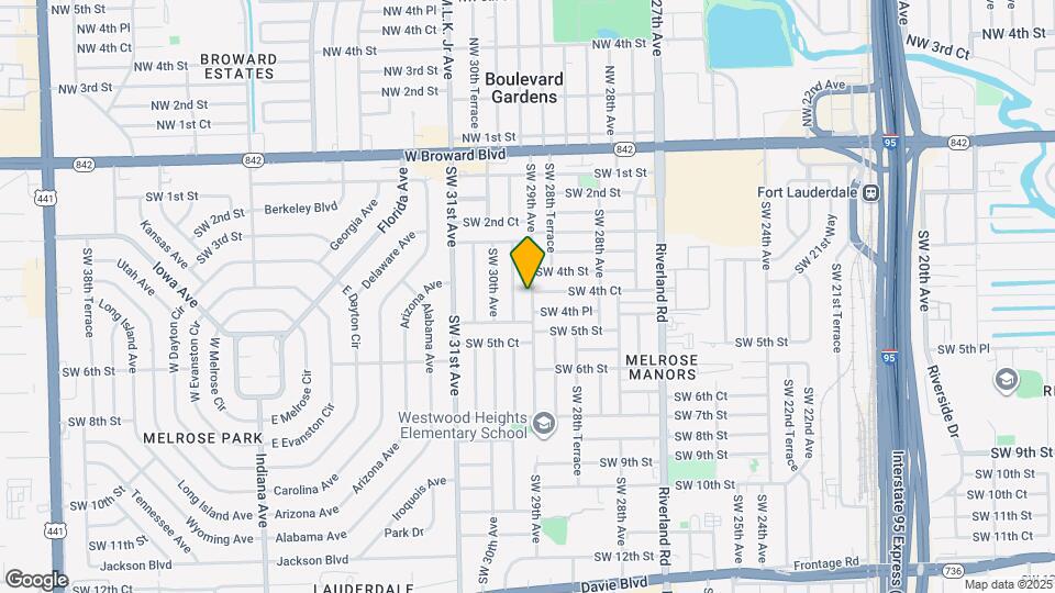 421 SW 29th Ave Map and Location Details