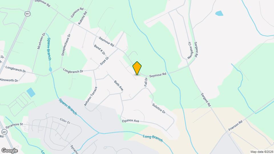 2605 Turningleaf Ln Map and Location Details