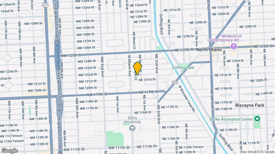 12115 NE Miami Ct Map and Location Details