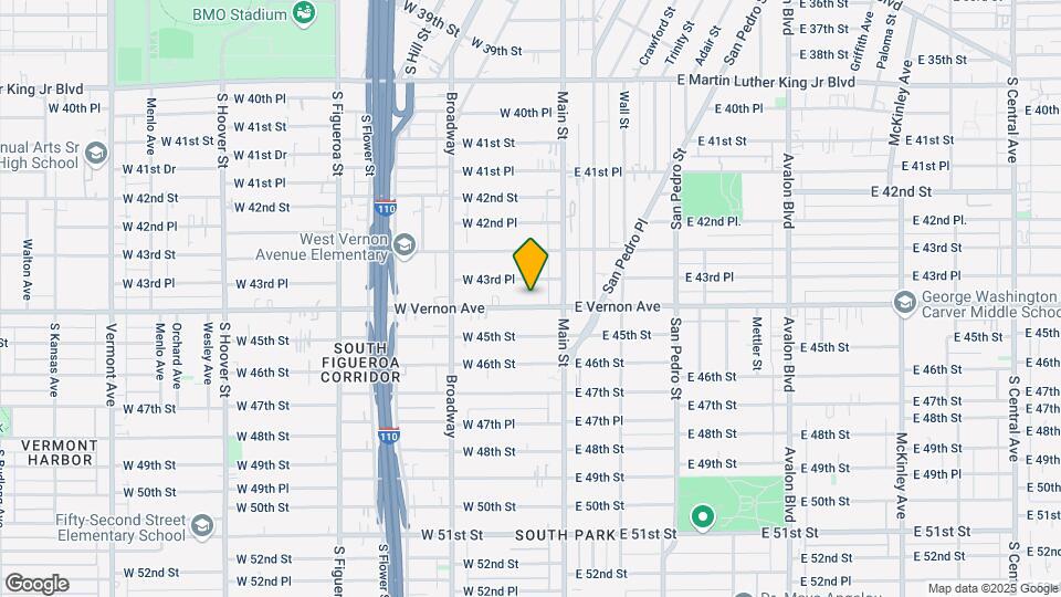 153 W Vernon Ave Mapa y Detalles de la Ubicación