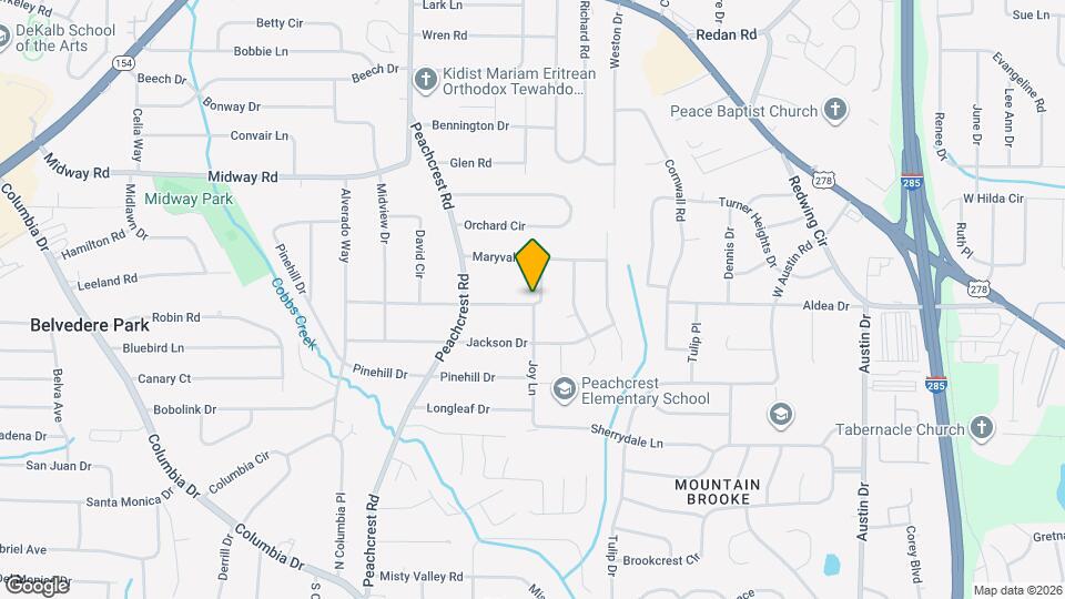 1439 Joy Ln Map and Location Details