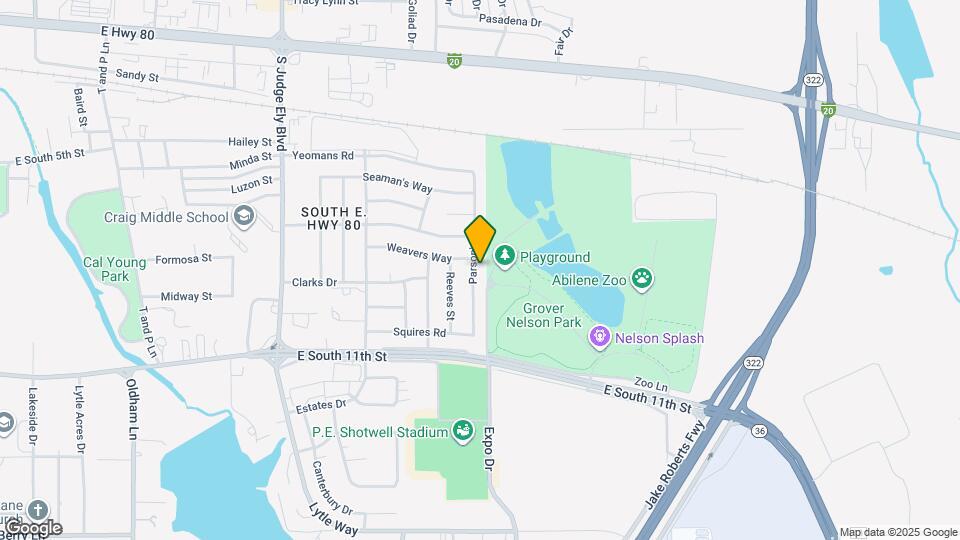 909 Parsons Map and Location Details