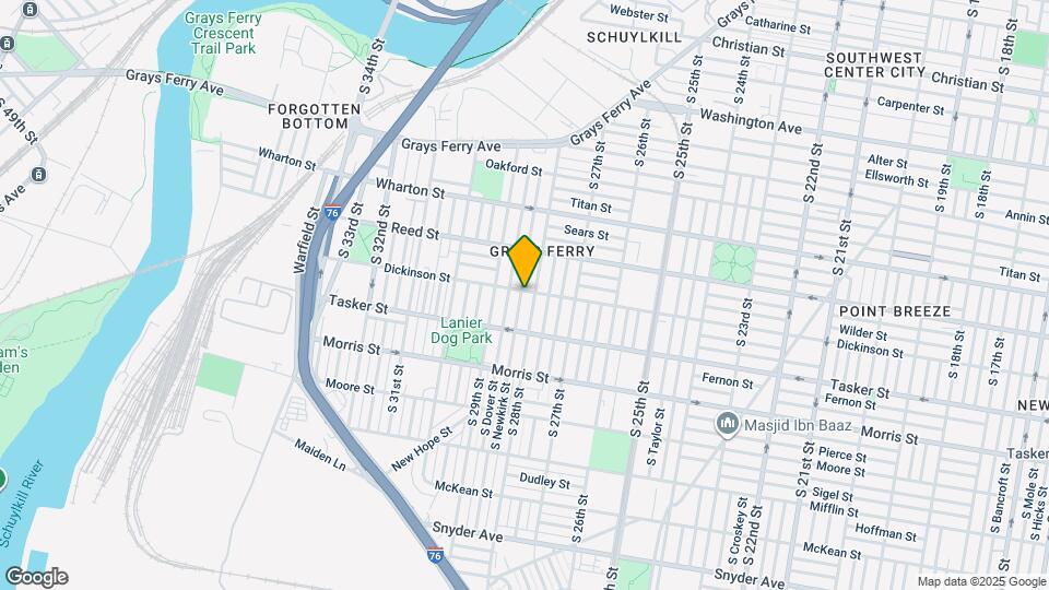 1501 S Newkirk St Map and Location Details