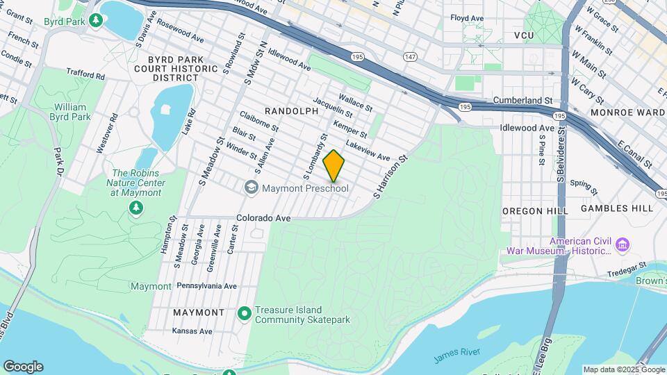 1412 Winder St Mapa y Detalles de la Ubicación